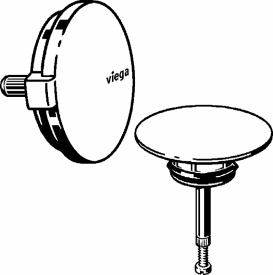 Комплект накладок Viega Multiplex Trio Set Visign M5 хром 721244