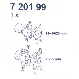 Комплект насадок для запресовування з'єднань TECE TECEflex для інструменту Rehau 720199