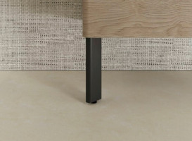 Комплект ніжок для тумби під раковину Hansgrohe Xelu Q алюміній матовий чорний 54145670