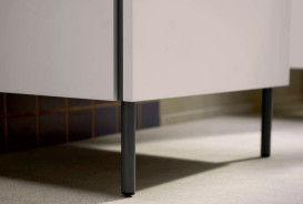 Комплект ножек для тумбы под раковину Hansgrohe Xilesa E сталь сланцево-серый матовый 54289760