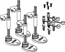 Комплект опор для сифонов душевых трапов TECE TECEdrainpoint S пластик 3690007
