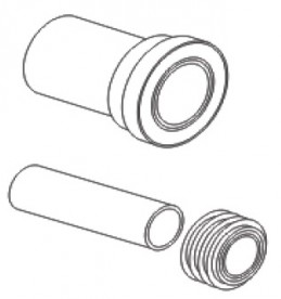 Комплект патрубків для приєднання унітазу до інсталяції Jika Modul H8936980000001