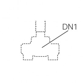 Комплект ручки управління до кульового крану прихованого монтажу Geberit глянсовий хром 610.089.21.1