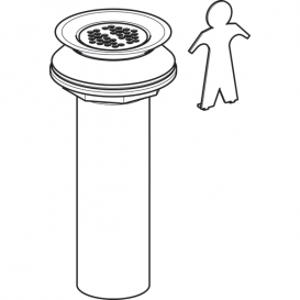 Комплект сливной арматуры Geberit для безводных писсуаров 595760000