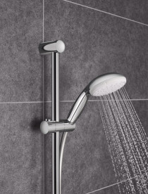Комплект смесителей для ванной Grohe BauLoop 3 в 1 с душевым набором хром UA123215M1