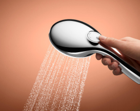 Комплект змішувачів для ванної Grohe BauFlow 3 в 1 з душовим набором хром UA121624S1