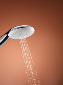 Комплект змішувачів для ванної Grohe BauFlow 3 в 1 з душовим набором хром UA121624S1