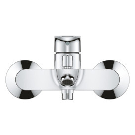 Комплект змішувачів для ванної Grohe BauEdge New 4 в 1 з душовим набором та змішувачем для кухні хром UA123218K1