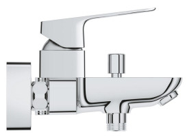 Комплект смесителей для ванной Grohe Cubeo 3 в 1 с душевым набором хром UA125246M