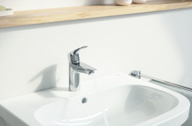 Комплект змішувачів для ванної Grohe Eurosmart New 3 в 1 зі штангою хром UA123238S0
