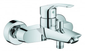 Комплект змішувачів для ванної Grohe Eurosmart New 3 в 1 з душовим набором хром UA123246M0