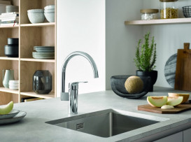Комплект смесителей для ванной Grohe Eurosmart New 4 в 1 с душевым набором хром UA123248MK