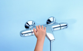 Комплект змішувачів для ванної Grohe Eurosmart New + Grohtherm 1000 з душовим набором хром UA34101TM0