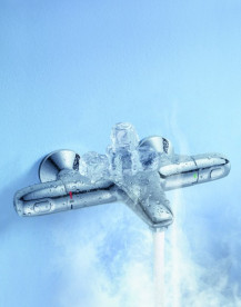 Комплект смесителей для ванной Grohe Eurosmart New + Grohtherm 1000 с душевым набором хром UA34102TS0