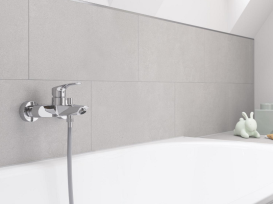 Комплект смесителей для ванной Grohe Eurosmart 3 в 1 с душевым набором хром UA123246M3