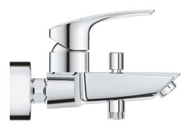 Комплект змішувачів для ванної Grohe Eurosmart 4 в 1 з душовим набором та змішувачем для кухні хром UA123248M3