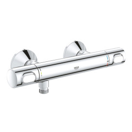 Комплект змішувачів для ванної Grohe Euroeco New 3 в 1 з термостатом та душовим набором хром UA123241M0