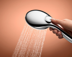 Комплект змішувачів для ванної Grohe Euroeco New 3 в 1 з термостатом та душовим набором хром UA123241M0