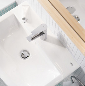 Комплект змішувачів для ванної Grohe QuickFix Start Edge 3 в 1 з душовим набором хром UA202501SE