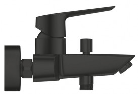 Комплект змішувачів для ванної Grohe QuickFix Start 3 в 1 із душовим набором чорний матовий UA303301SQ