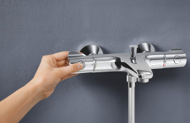 Комплект змішувачів для ванної Grohe QuickFix Start 3 в 1 з душовим набором хром UA202304TS