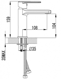 Комплект змішувачів для ванної з душовим гарнітуром Ravak Termo 5 в 1 (HA012.00 + TE032.00 + 953.00 + 972.00 + 914.00) 70320278