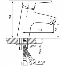 Комплект змішувачів для ванної з душовим гарнітуром KollerPool Twin хром NT0100 + NT0200 + TN010