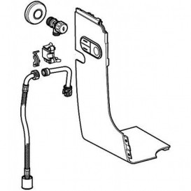 Комплект сполучних патрубків Geberit AquaClean Mera стандартний білий 147.033.11.1