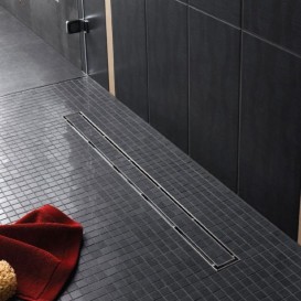 Комплект TECE TECElinus для монтажа дренажного канала с основой для плитки tile 800 мм нержавеющая сталь 15101080