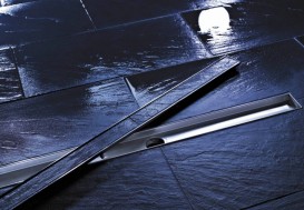 Комплект TECE TECElinus для монтажу дренажного каналу з основою для плитки tile 900 мм нержавіюча сталь 15101090