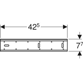 Комплект траверс та анкерів для кріплення ванни до стіни Geberit 554.980.00.1