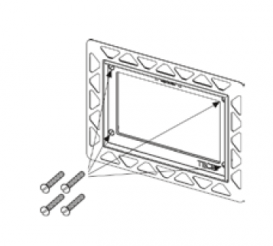 Комплект подовжених болтів TECE для установки монтажної рами на рівні стіни 9820181