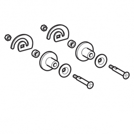 Комплект винтов Geberit Kerafix для крепежа 597159000