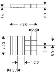 Комплект органайзеров для тумбы Hansgrohe IntraStoris натуральный дуб 54152230