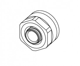 Концовка разборная TECE TECEfloor SLQ евроконус с обжимным кольцом 12х1,5 Rp3/4 77211200