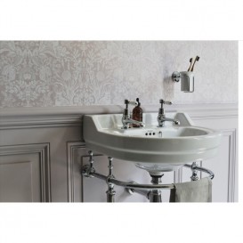 Консоль для круглої раковини Burlington 53.5 см латунь хром T24A CHR