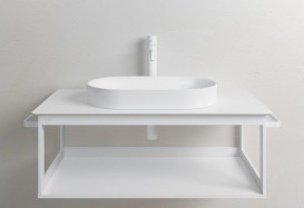 Консоль для раковины Catalano Horizon 120 см подвесная белый матовый 5S12550BM