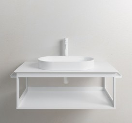 Консоль для раковины Catalano Horizon 95 см подвесная белый матовый 5S10050BM
