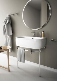 Консоль под раковину ArtCeram Azuley на 72 см хром AZA002 71