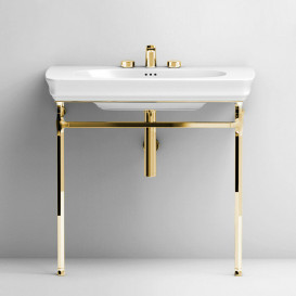 Консоль под раковину ArtCeram Civitas на 90 см золото CIA004 73