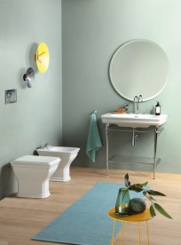 Консоль під раковину ArtCeram Civitas на 90 см з полицею хром CIA009 71