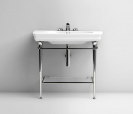 Консоль під раковину ArtCeram Civitas на 90 см з полицею хром CIA009 71