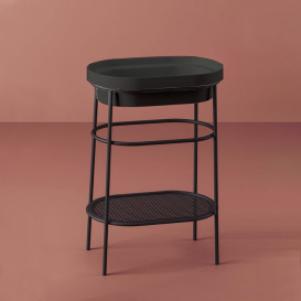 Консоль під раковину Artceram Fuori Scala на 58 см метал чорний матовий ACA055 17