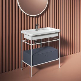 Консоль під раковину Artceram Fuori Scala на 60 см метал білий матовий ACA056 05