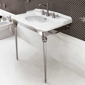 Консоль под раковину ArtCeram Hermitage на 92 см хром HEA016 71