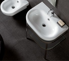 Консоль под раковину Hatria Daytime 70 см хром Y0P8