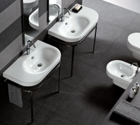 Консоль під раковину Hatria Daytime 86 см хром Y0PB