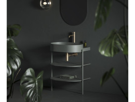 Консоль под раковину Ravak Yard 600 металл/МДФ зеленый D800008005