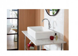 Консоль под раковину Villeroy & Boch Antheus 120х57 см нержавеющая сталь/мрамор каррара B06401RC