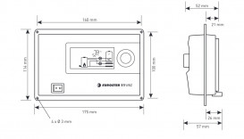 Контроллер для твердотопливных котлов с дополнительным насосом Euroster 11WBZ